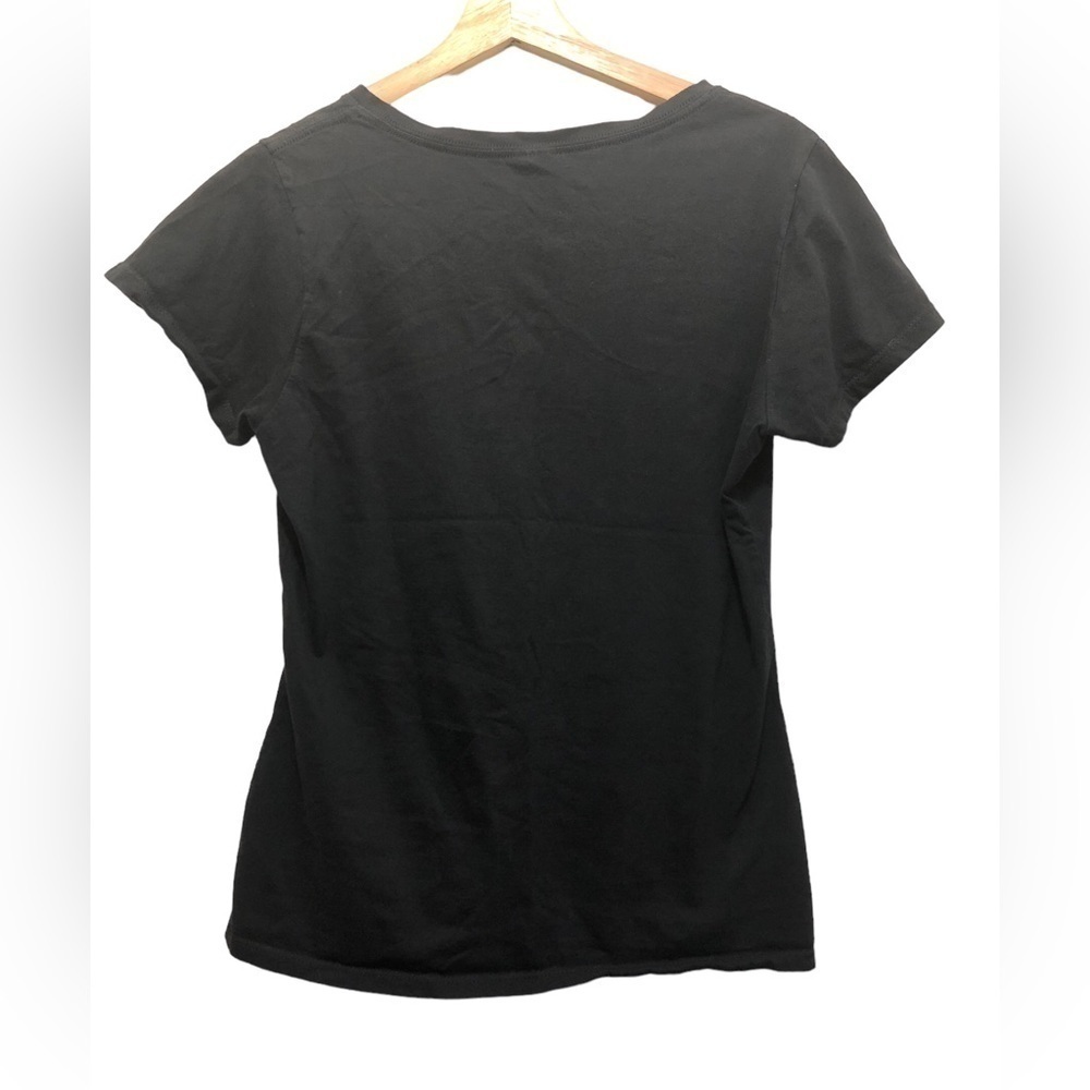 Ew David V-Neck T-Shirt Medium Women's Cotton Top - Picture 3 of 7
